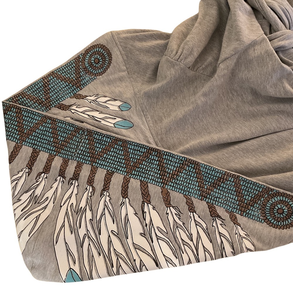 Mara Hoffman Patterned Wrap Hooded Sweatshirt - image 5